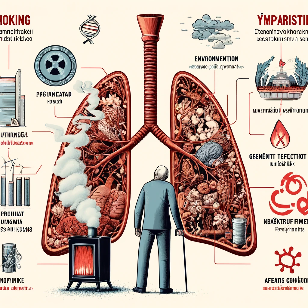 Mikä aiheuttaa keuhkoahtaumataudin?