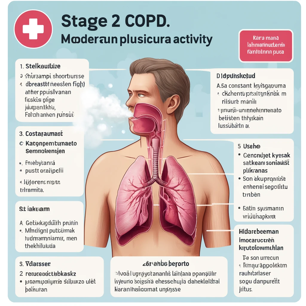 Vaihe 2: Kohtalainen COPD